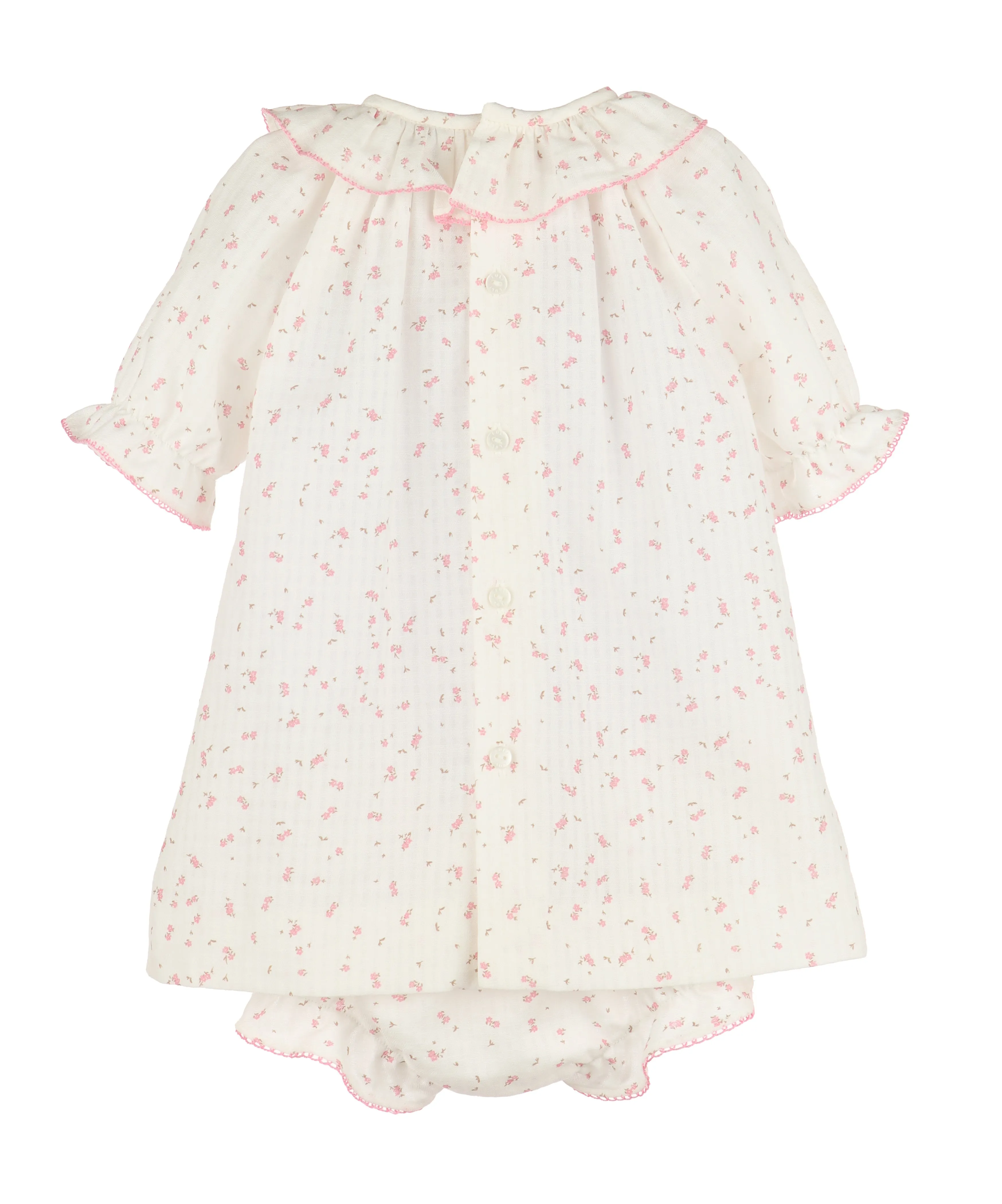 Tiny Floral Smock Dress