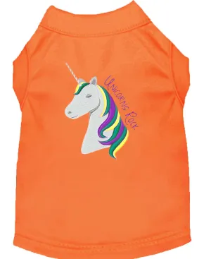 Unicorns Rock Embroidered Dog Shirt Orange Xxl (18)