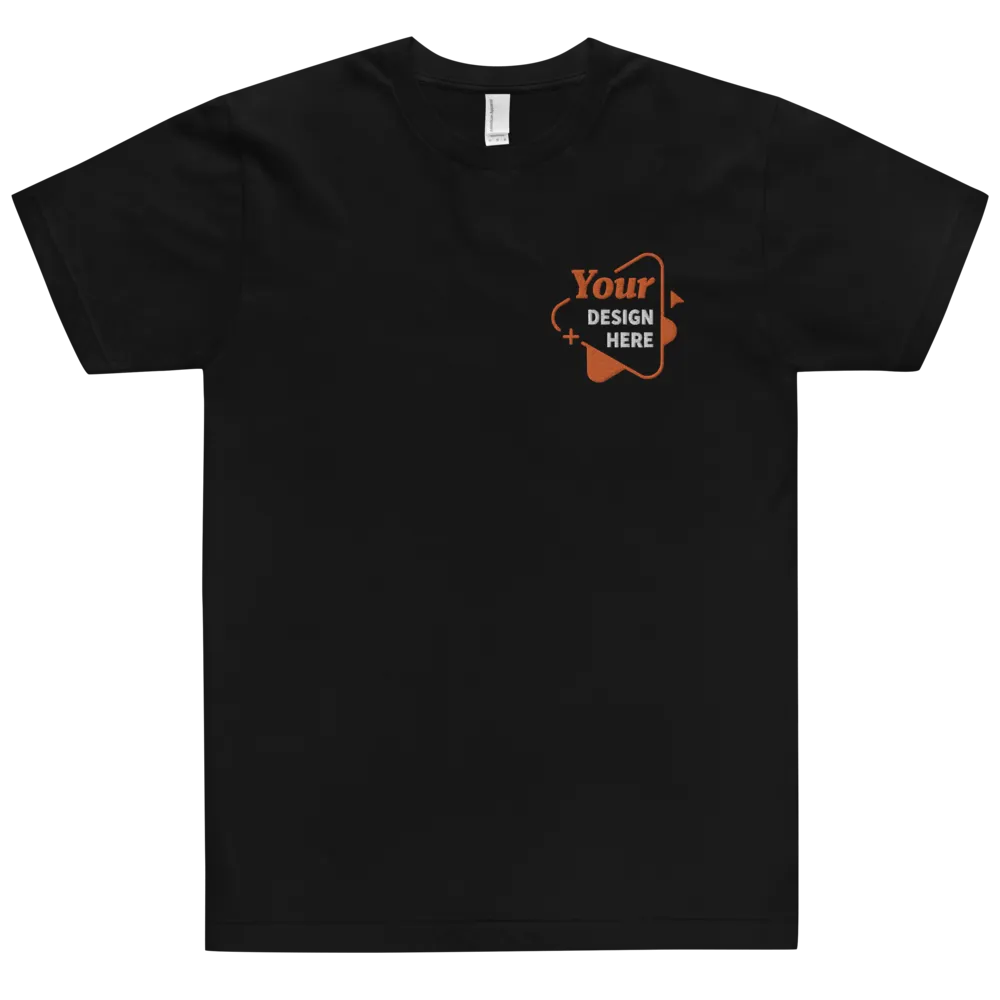 Unisex Embroidered T-Shirt | American Apparel 2001W