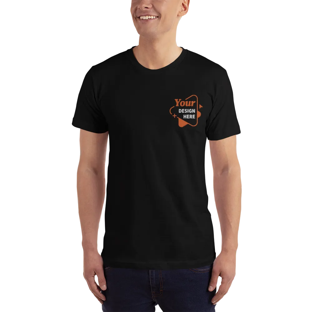 Unisex Embroidered T-Shirt | American Apparel 2001W