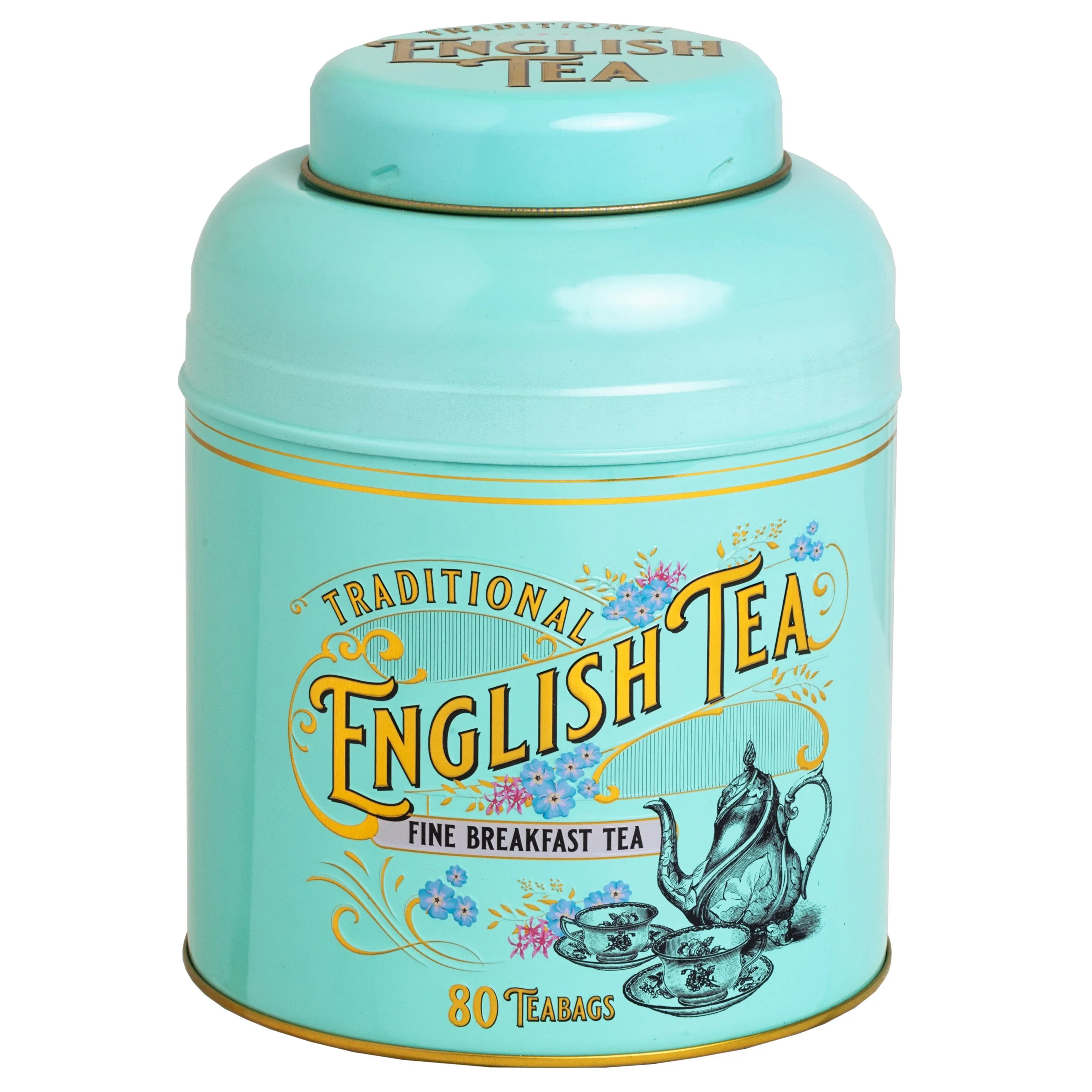 Vintage Victorian Tea Caddy - Mint Green