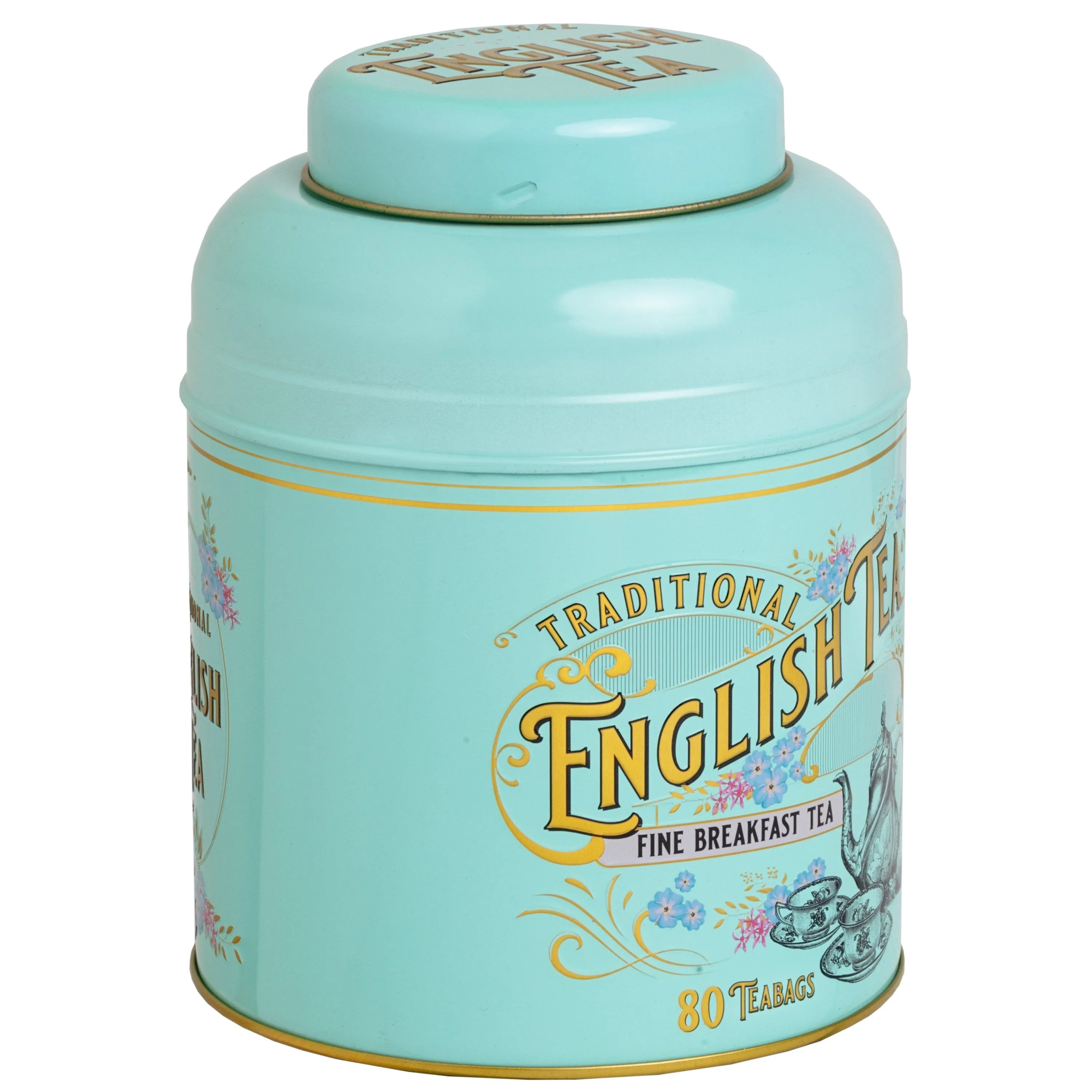 Vintage Victorian Tea Caddy - Mint Green